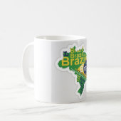 Mug cafés de barazil new desgin  コーヒーマグカップ (正面左)