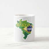 Mug cafés de barazil new desgin  コーヒーマグカップ (中央)