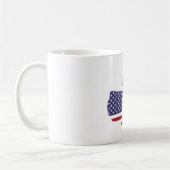 Mug cafés flag usa new desgin  コーヒーマグカップ (左)