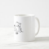 Mug cafés new desgin logo livre コーヒーマグカップ (正面右)