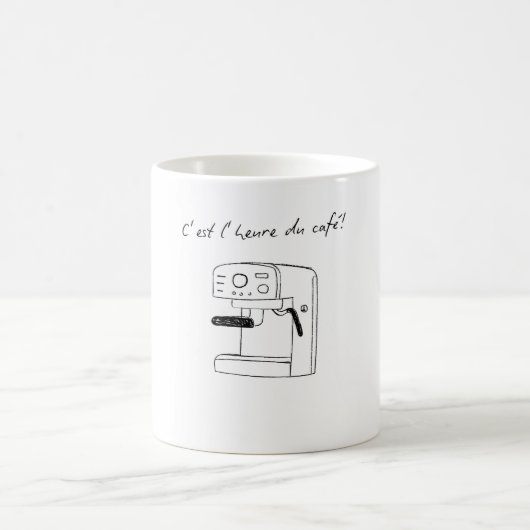 Mug cafés shop new desgin  コーヒーマグカップ (中央)