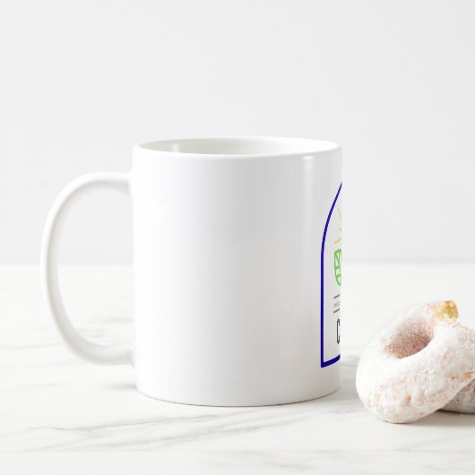 Mug cafés shop new desgin barazil  コーヒーマグカップ (ドーナツ)