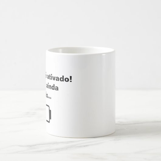 Mug | Caneca Modo Café Ativado. コーヒーマグカップ (中央)