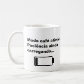 Mug | Caneca Modo Café Ativado. コーヒーマグカップ (左)