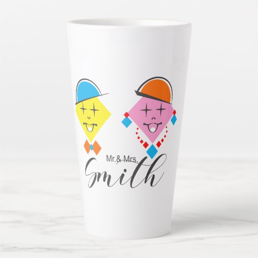 Mug/Caneca Mr. & Mrs. Smith カフェラテマグ (正面)