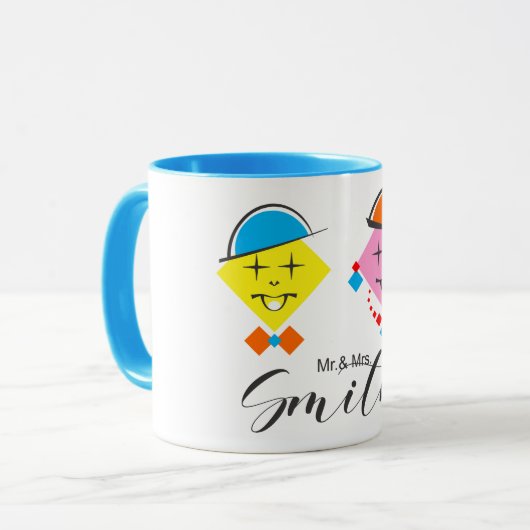Mug/Caneca Mr. & Mrs. Smith マグカップ (正面左)
