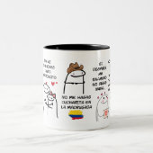 Mug caranguero "C0QUETA" ツートーンマグカップ (中央)