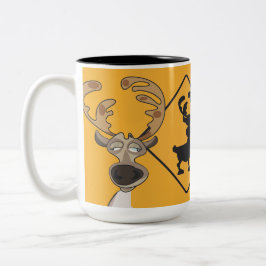 Mug Caribou Warner tête ツートーンマグカップ