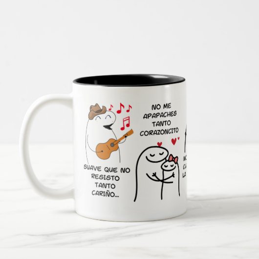 Mug carranguero "C0QUETA" ツートーンマグカップ (左)
