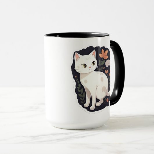 Mug Cat マグカップ (正面右)