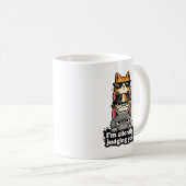 Mug – Cats on Top, Silent Judgment コーヒーマグカップ (正面右)