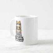 Mug – Cats on Top, Silent Judgment コーヒーマグカップ (正面左)