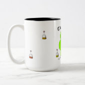 Mug "C'est l'heure du thé !" pour gaucher ツートーンマグカップ (左)