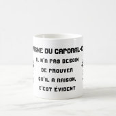 MUG Charisme du Caporal-Chef Royal Cambouis コーヒーマグカップ (中央)