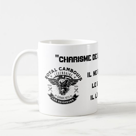 MUG Charisme du L'Adjudant-Chef Royal Cambouis コーヒーマグカップ (左)