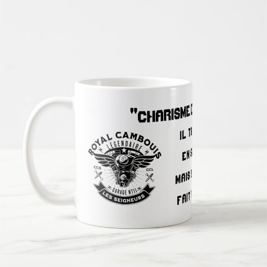 MUG Charisme du Lieutenant Royal Cambouis コーヒーマグカップ (左)