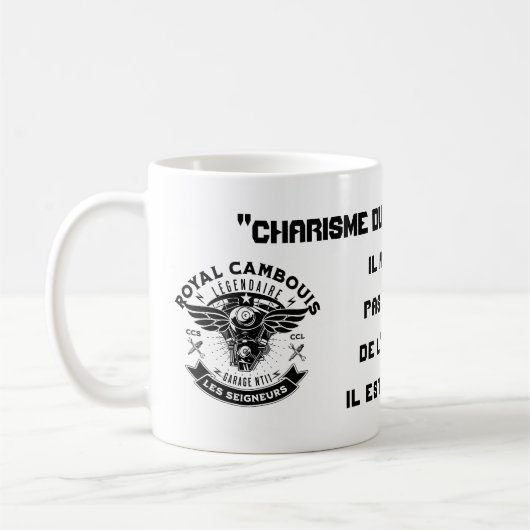 MUG Charisme du Sergent-Chef Royal Cambouis コーヒーマグカップ (左)