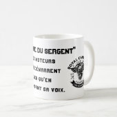 MUG Charisme du Sergent Royal Cambouis コーヒーマグカップ (正面右)