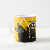 Mug Chat noir Purr Ride コーヒーマグカップ (正面左)