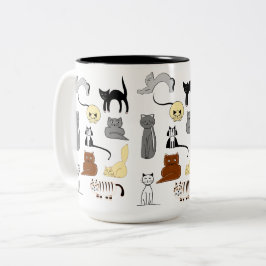 Mug chats ツートーンマグカップ
