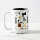 Mug chats ツートーンマグカップ (左)