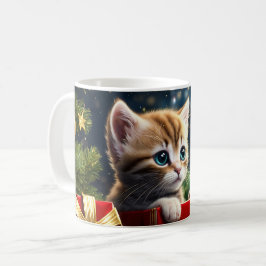 Mug CHATS DE NOEL 02 コーヒーマグカップ