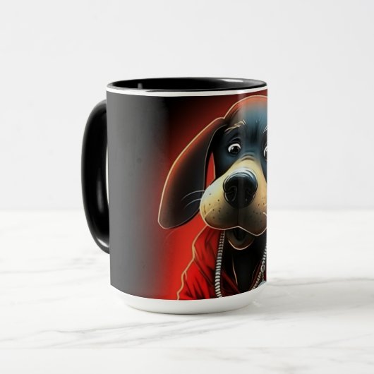 Mug Chien Rouge マグカップ (正面左)