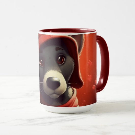 Mug Chien Rouge マグカップ (正面右)