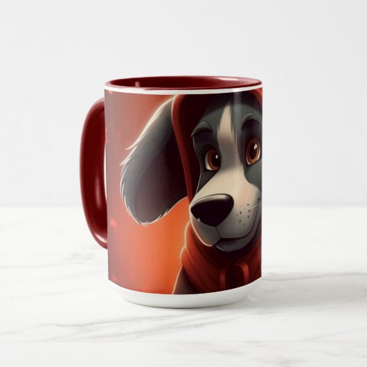 Mug Chien Rouge マグカップ (正面左)