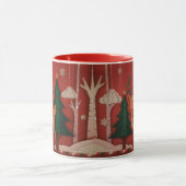 Mug Christmas fawn マグカップ (中央)