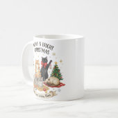 Mug Christmas Gift for Cat Lovers コーヒーマグカップ (正面左)
