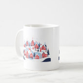 mug christmas village コーヒーマグカップ (正面左)