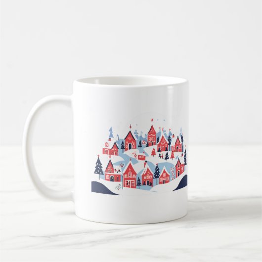 mug christmas village コーヒーマグカップ (左)