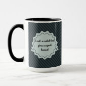 Mug Citation de Ovide en anglais - gris et noir - マグカップ (左)