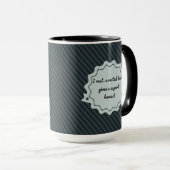 Mug Citation de Ovide en anglais - gris et noir - マグカップ (正面右)