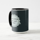 Mug Citation de Ovide en anglais - gris et noir - マグカップ (正面左)