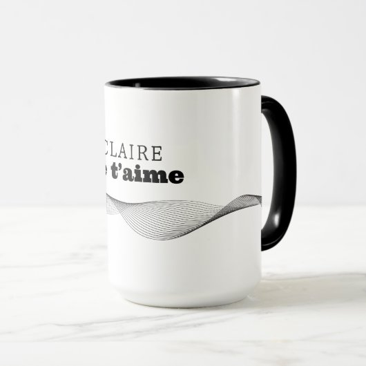 Mug CLAIRE Je t’aime マグカップ (正面右)