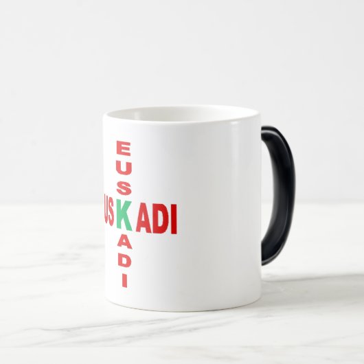 Mug classique bicolore 325ml DESIGN EUSKADI モーフィングマグカップ (正面右)