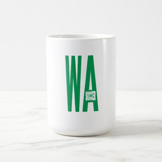 Mug classique blanche WASHINGTON SOCCER コーヒーマグカップ (中央)