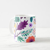 Mug classique composition florale コーヒーマグカップ (正面左)