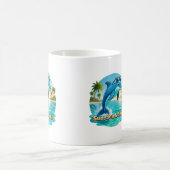 Mug Classique Dauphin Tropical – Sun, Sea & Smile コーヒーマグカップ (中央)