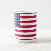 Mug classique drapeau USA コーヒーマグカップ (中央)