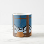 Mug Classique Personnalisable Hivernal Boule à Nei コーヒーマグカップ (中央)