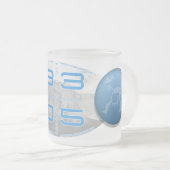 Mug Club Ski Team Official Mug フロストグラスマグカップ (正面右)
