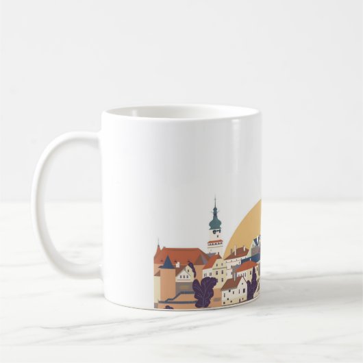 Mug cofee desgin urbain  コーヒーマグカップ (左)