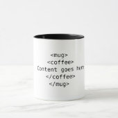 <mug><coffee>内容はここに行きます</coffee></mug> マグカップ (中央)