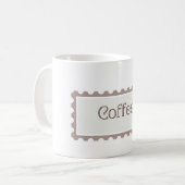 Mug coffee sample  コーヒーマグカップ (正面左)