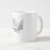 Mug coffee sample Books ジャンボコーヒーマグカップ (正面右)