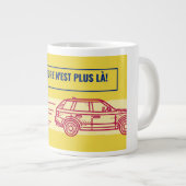 Mug coffee sample car ジャンボコーヒーマグカップ (正面右)