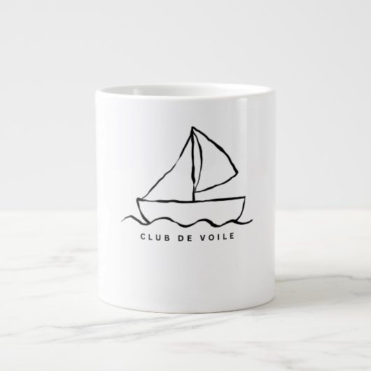 Mug coffee sample club de voile  ジャンボコーヒーマグカップ (正面)